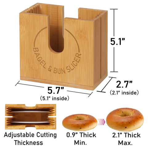 cenleoha bagel slicer gift-ready packaging appeals to bagel lovers