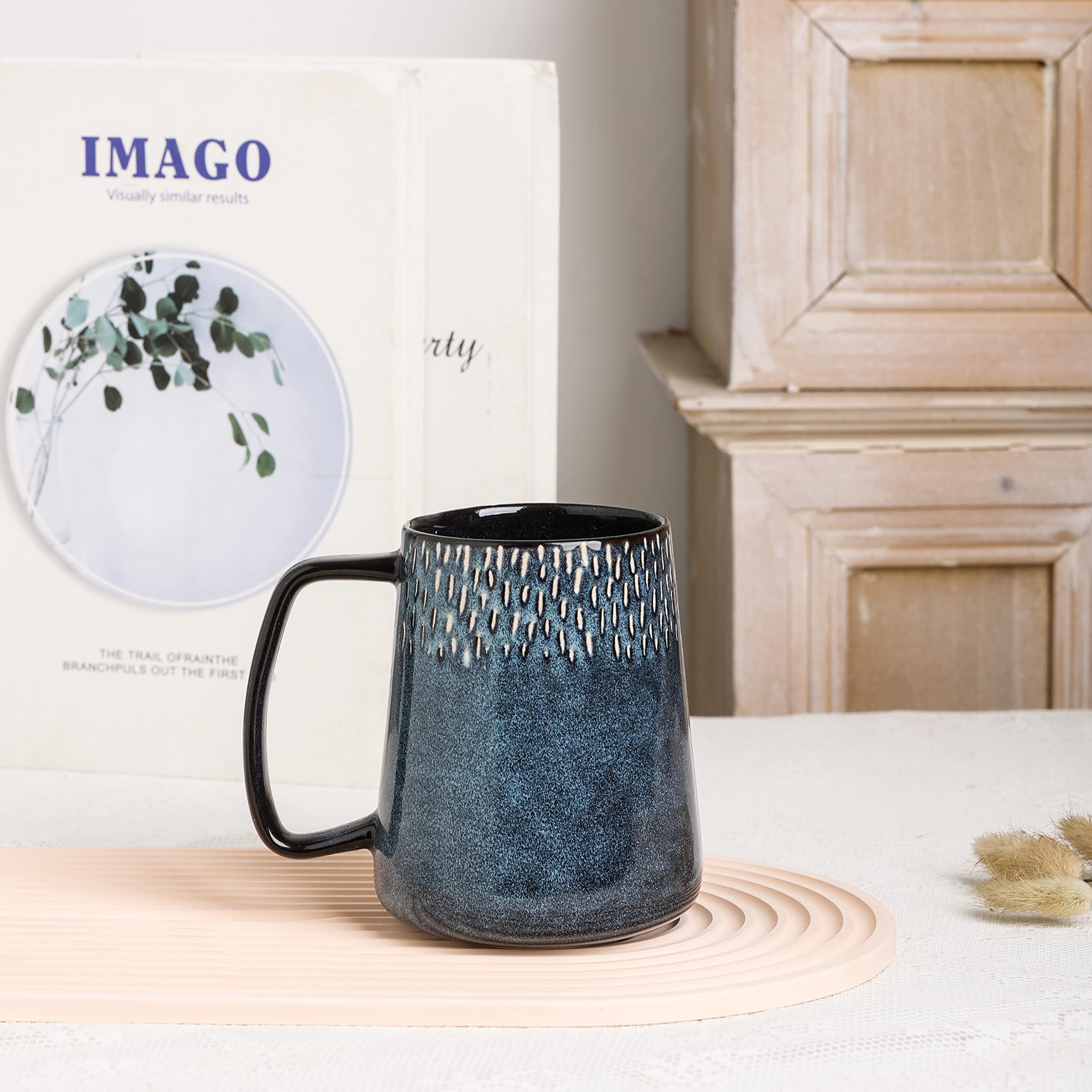 Ceraozmus mug shown in kitchen with dishwasher-safe design for easy cleanup.