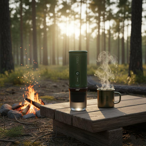 CERA+ CERApresso car-camping-use ready espresso anywhere.