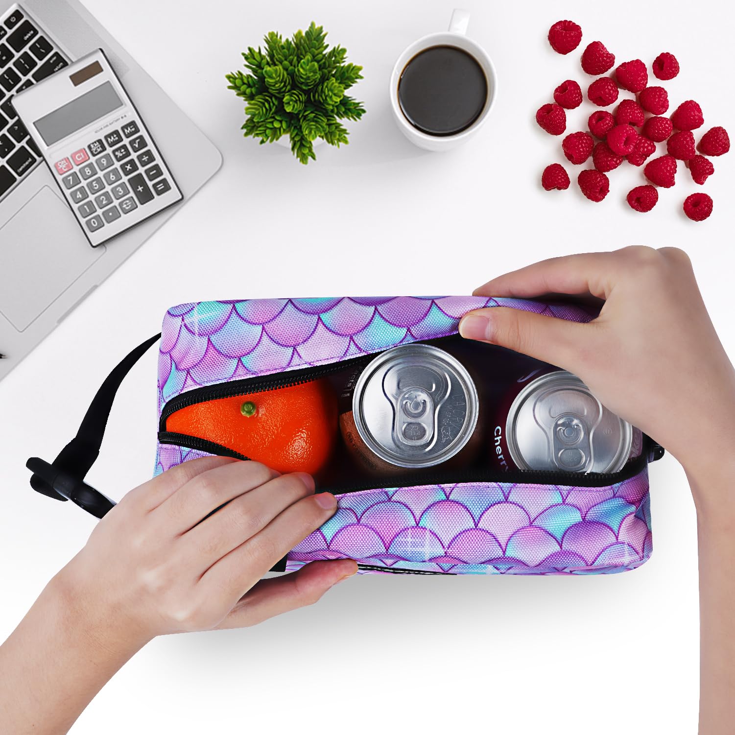 Cerbonny Freezable Cooler Bag compact size fits backpacks and diaper bags