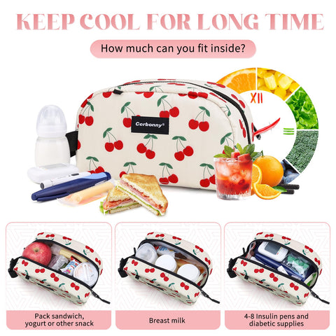 Cerbonny cooler bag back pocket ideal for small items on the go