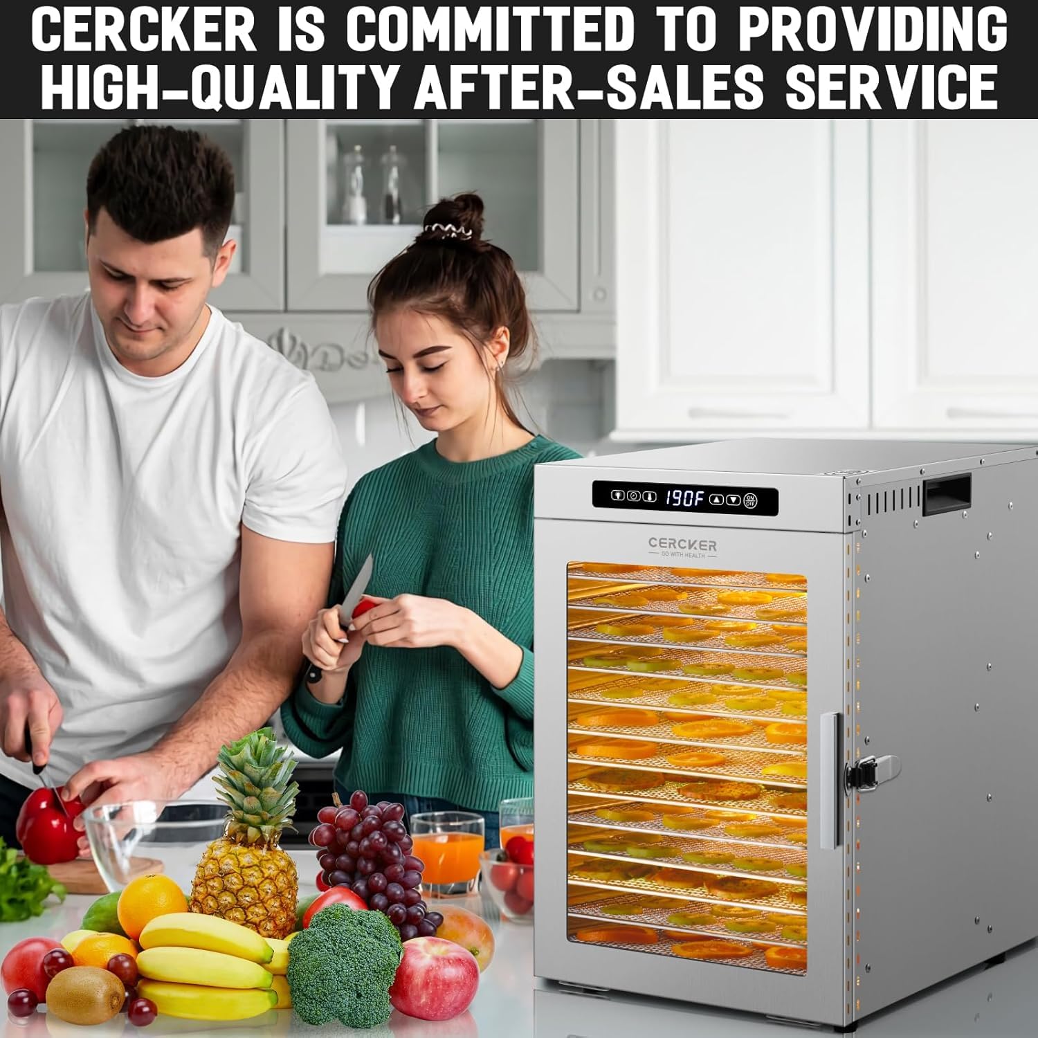 Cercker included accessories support immediate setup and use