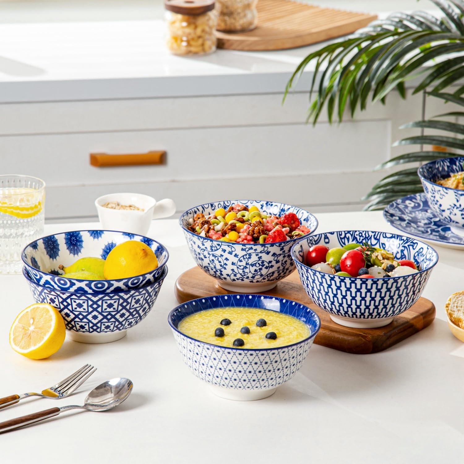 Cerkik stackable bowls save cabinet space in daily use