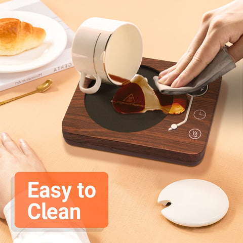 CEROBEAR warmer features microgravity sensor for automatic on/off safety.