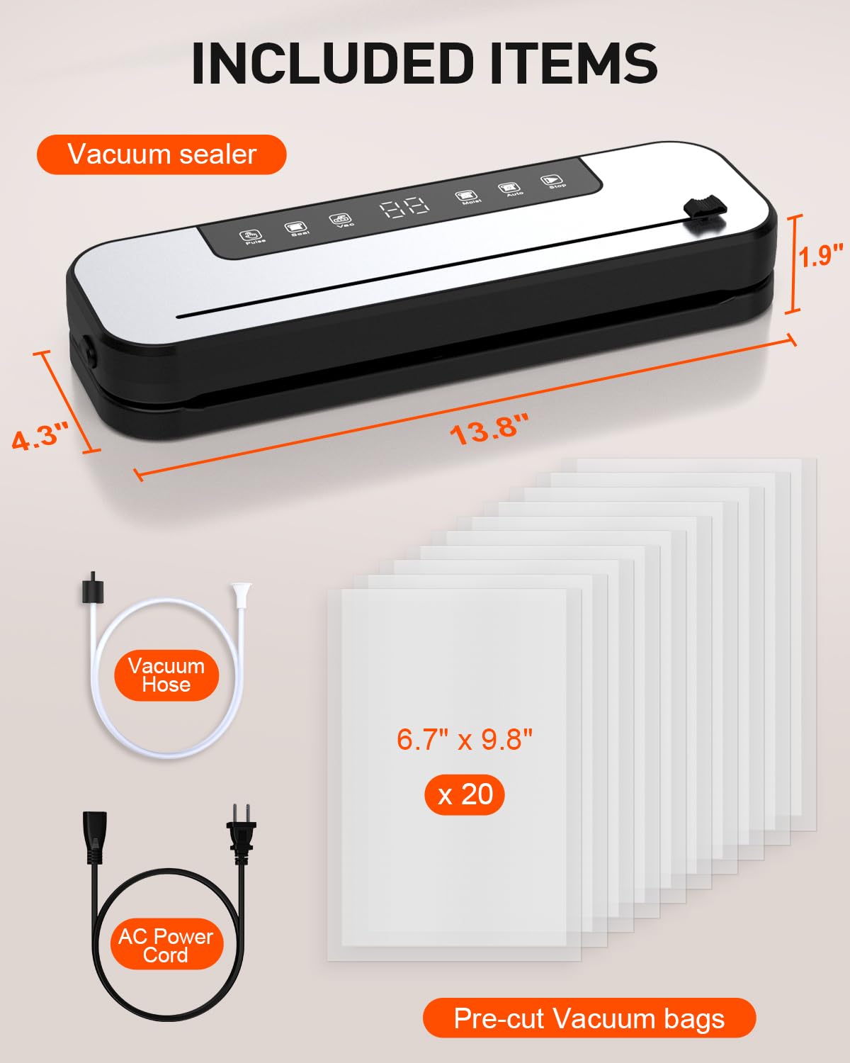Cerobear sous-vide sealing compatible for precise cooking prep
