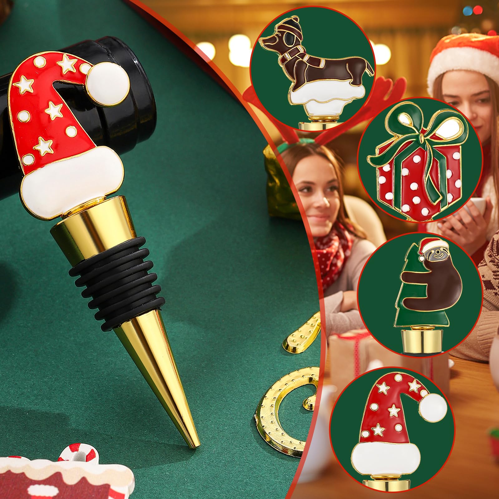 Cesdai bear wine stopper seals bottles with a cozy vibe
