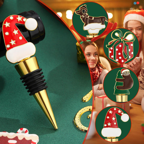 Cesdai bear wine stopper seals bottles with a cozy vibe