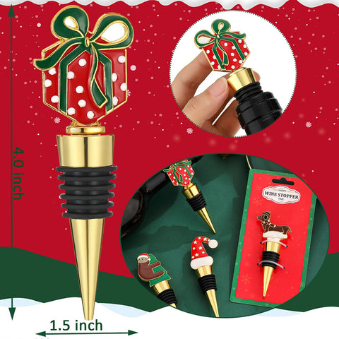 Cesdai Christmas tree wine stopper complements holiday tables