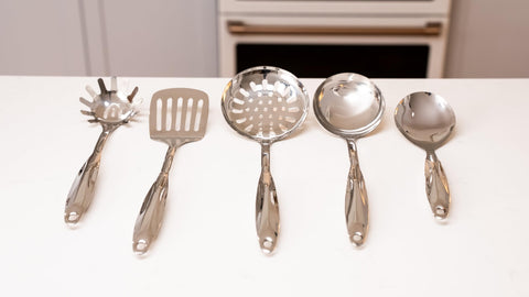 CEYWA ladle utensil in stainless steel ideal for serving soups