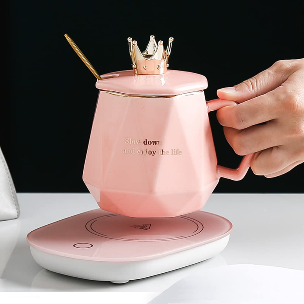 Diamond mug with crown lid from CGHWBEA for elegant warming moments