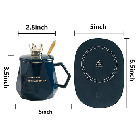 CGHWBEA gift-ready coffee warmer green for birthdays or anniversaries