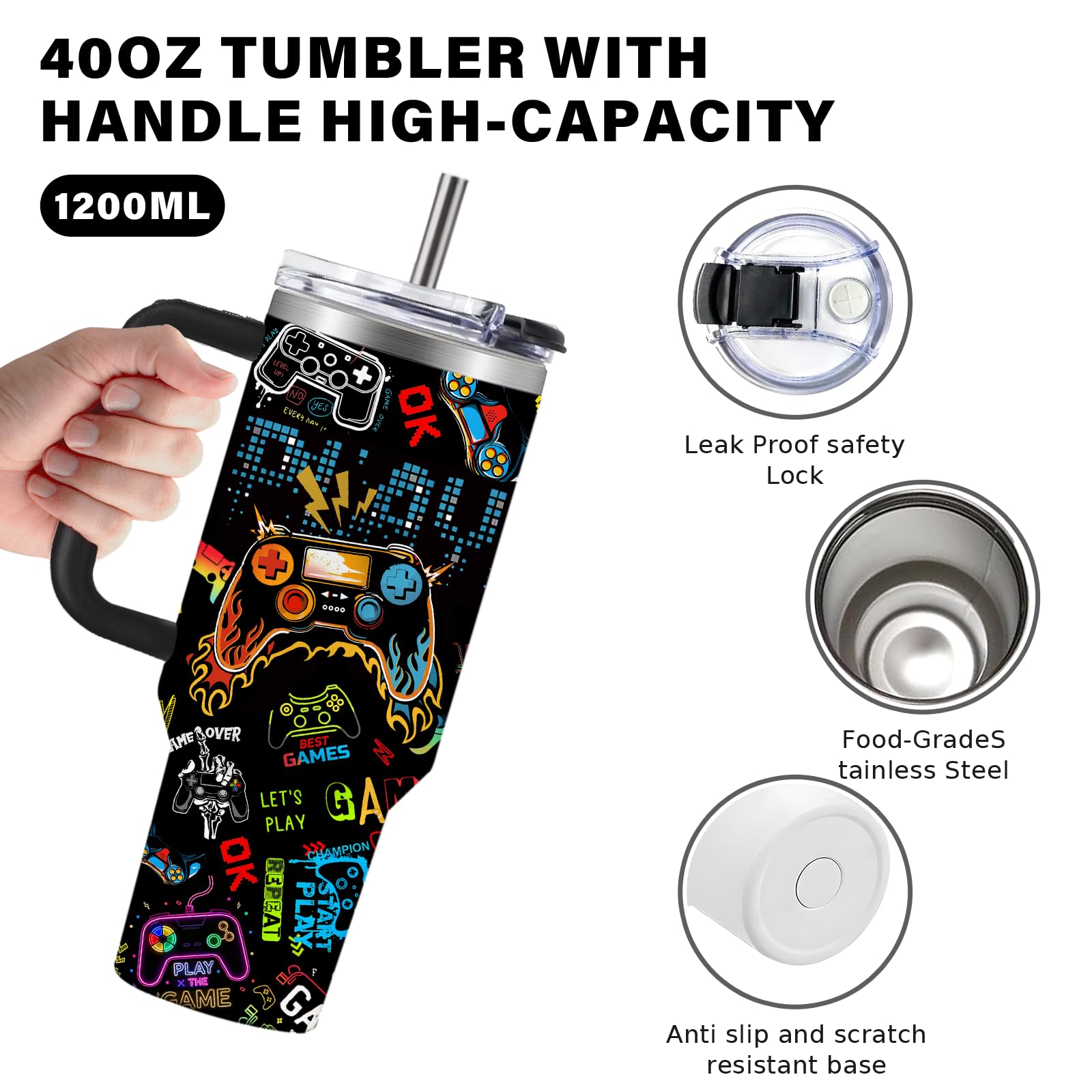 Perfect gift for gamers, with a practical, long-lasting design