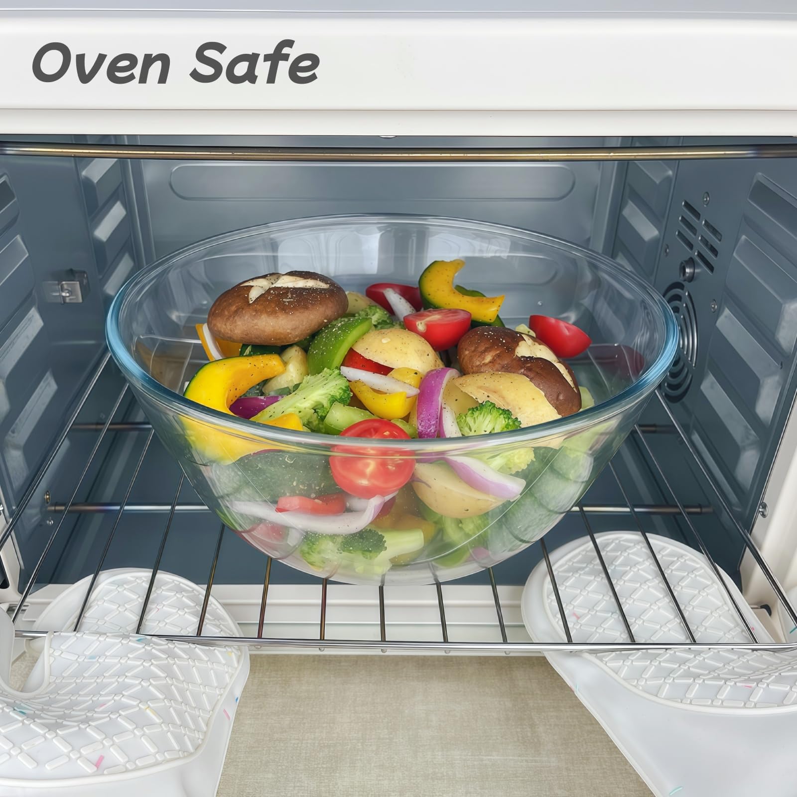 CGNWEEPS transparent lid keeps contents visible and fresh between steps