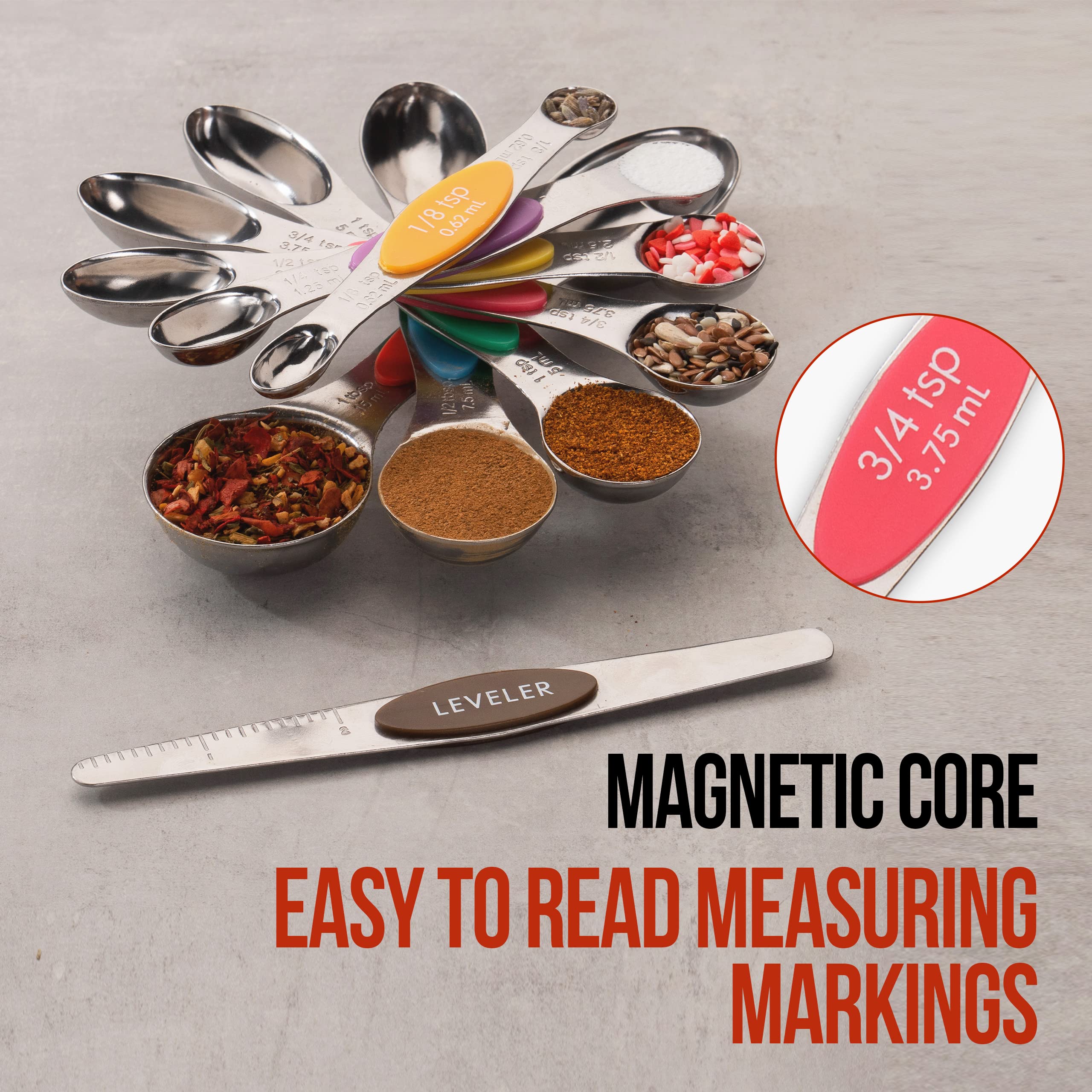 CH1EF dishwasher-safe spoons simplify cleaning after cooking.