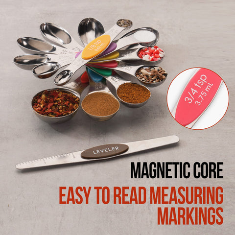 CH1EF dishwasher-safe spoons simplify cleaning after cooking.
