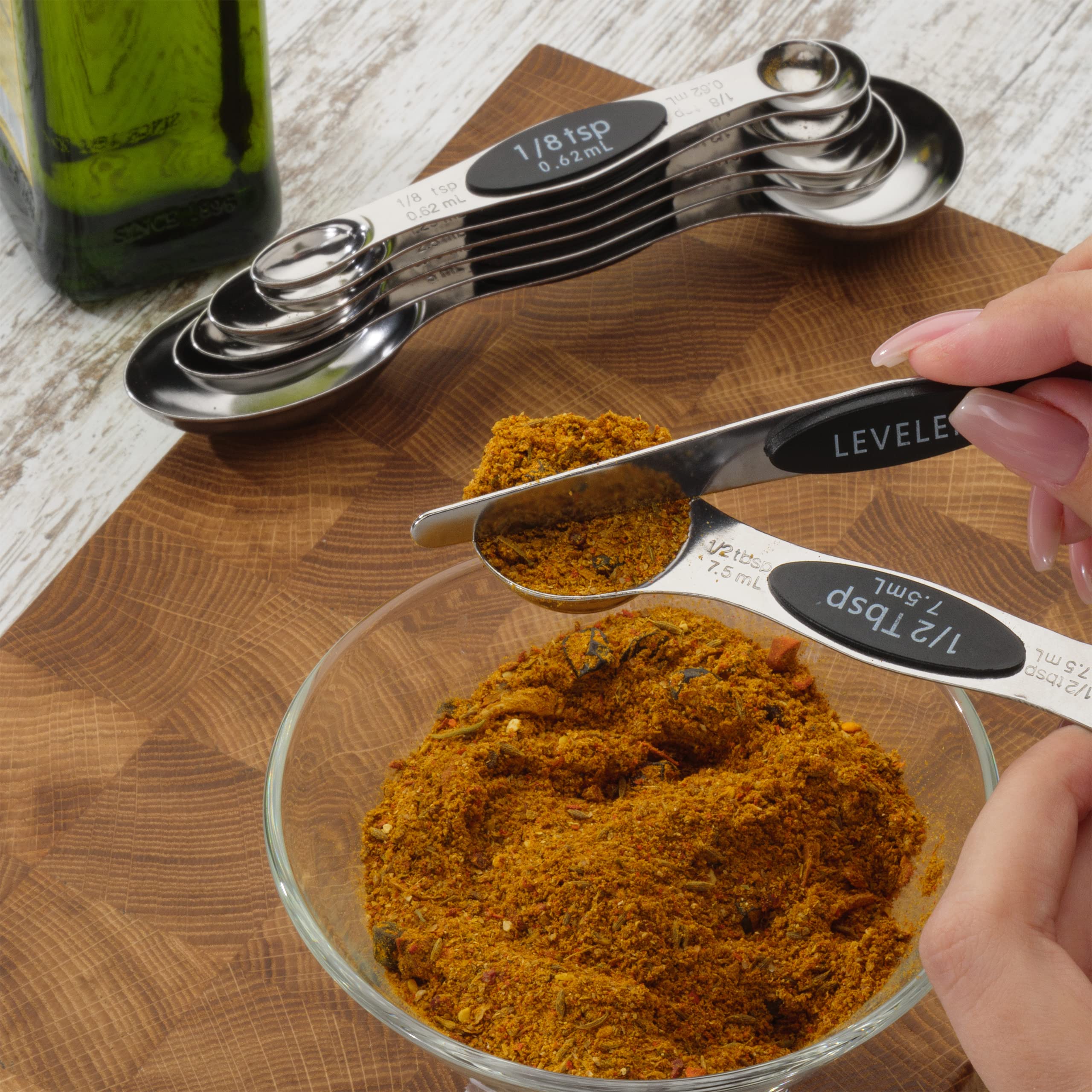 CH1EF easy-clean spoons stay shiny with simple care