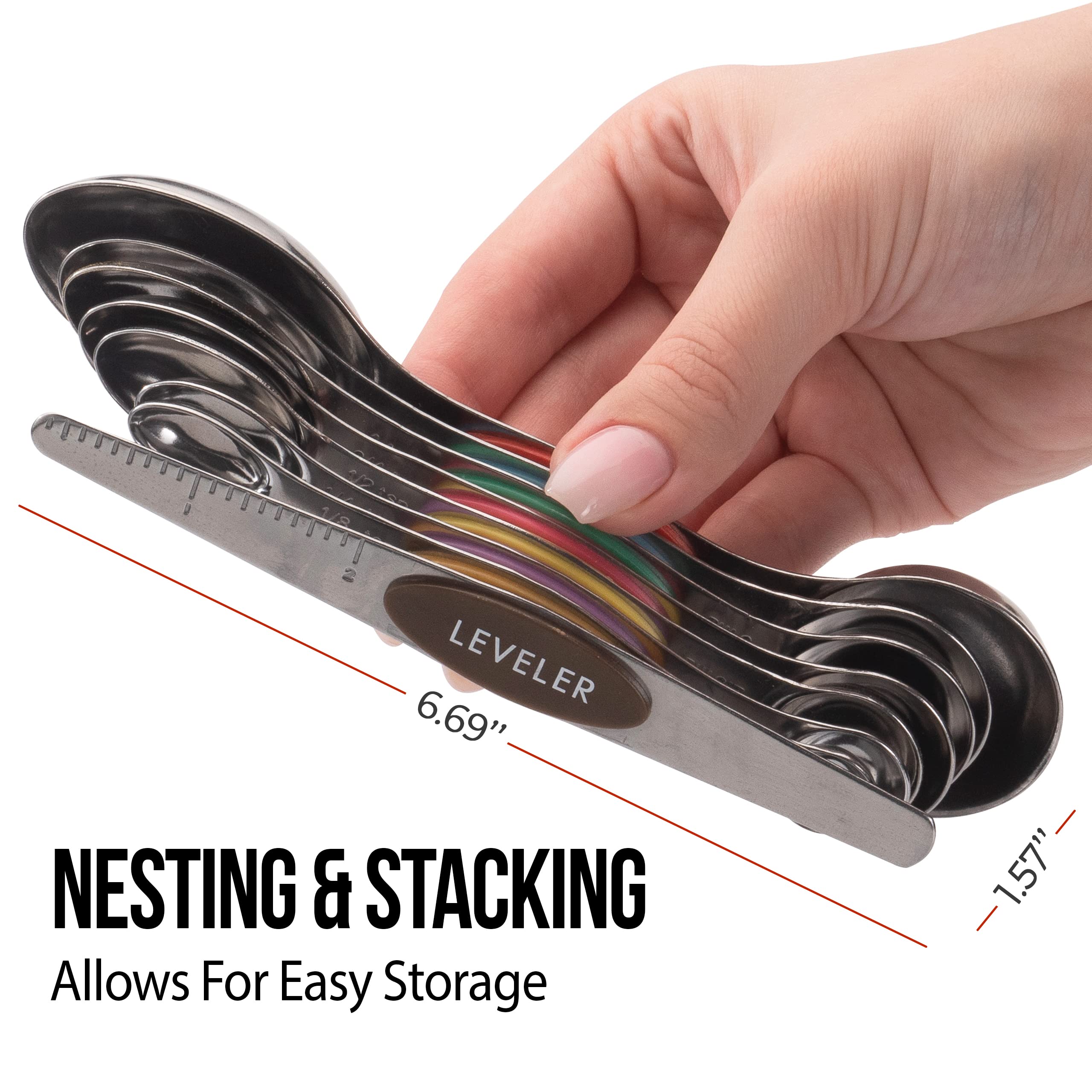 CH1EF magnetic nesting in drawer demonstrates convenient organization.