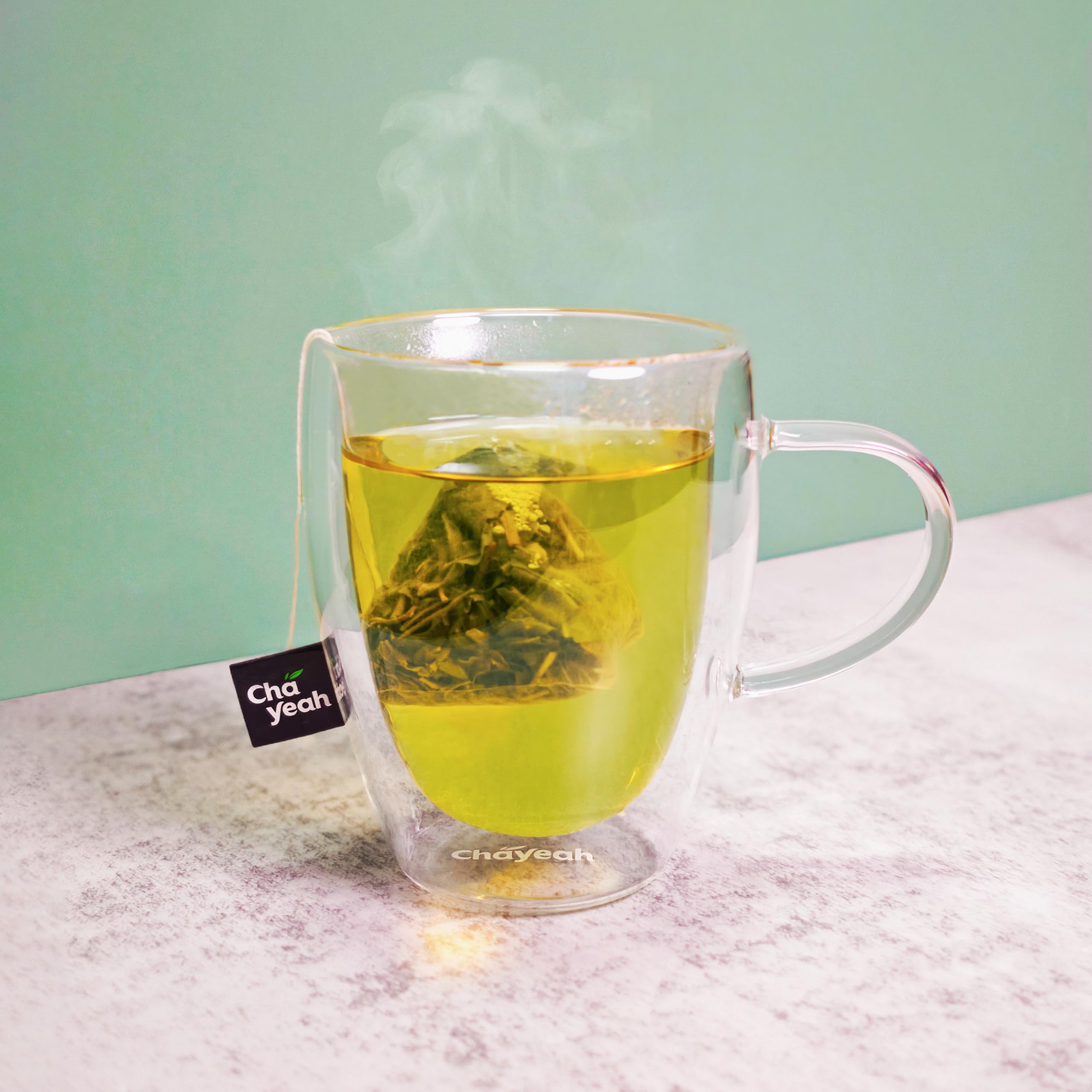 ChaYeah glasses add elegance to daily tea or coffee rituals