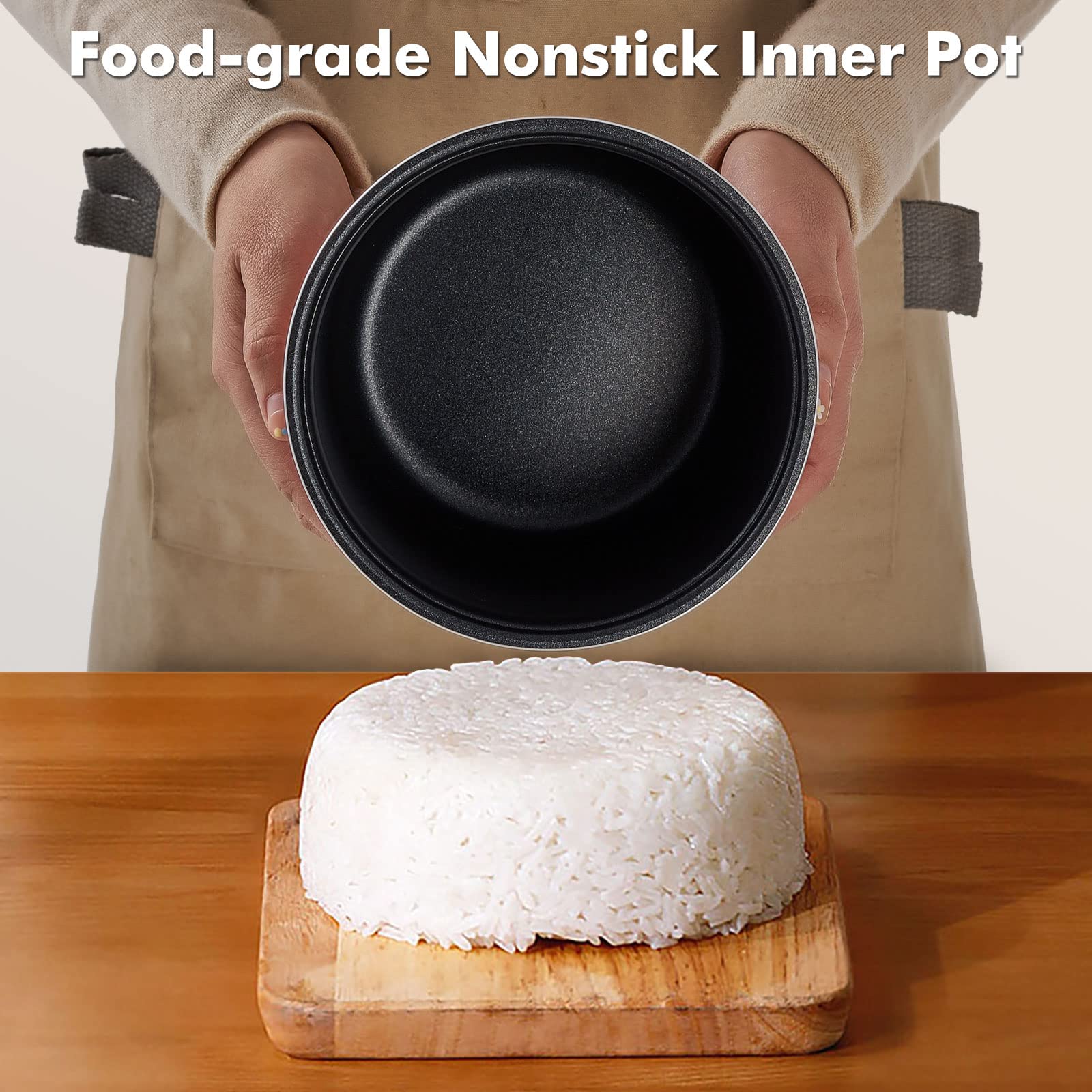 CHACEEF multi-use design showing porridge, oatmeal, and soups options.