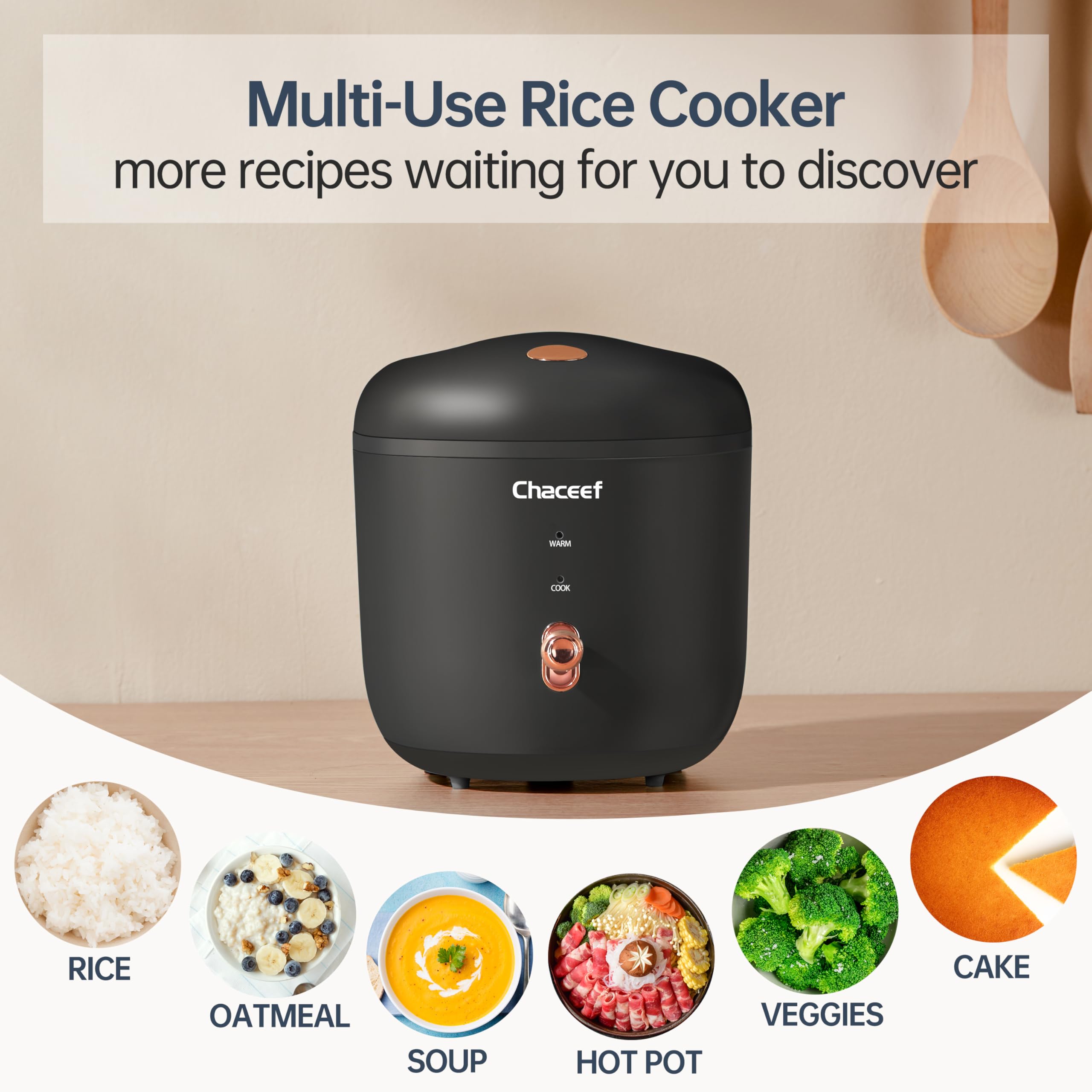 CHACEEF one-touch control panel in action simplifying meal prep.