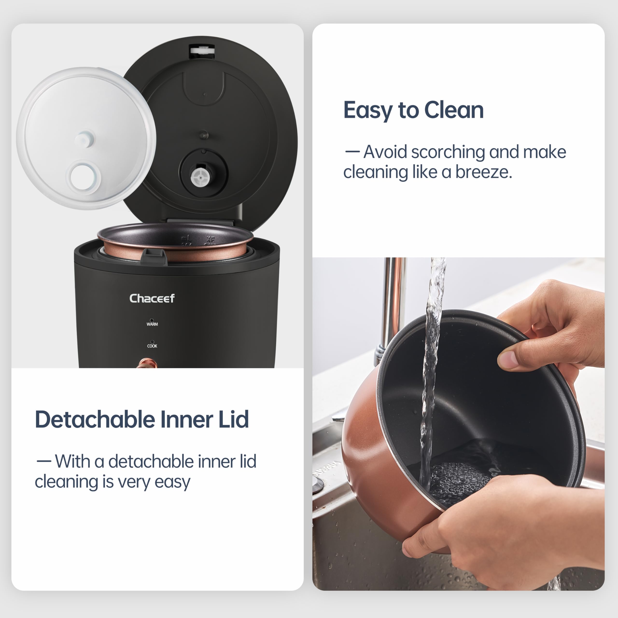 CHACEEF portable design fits dorms, RVs, and small kitchens.