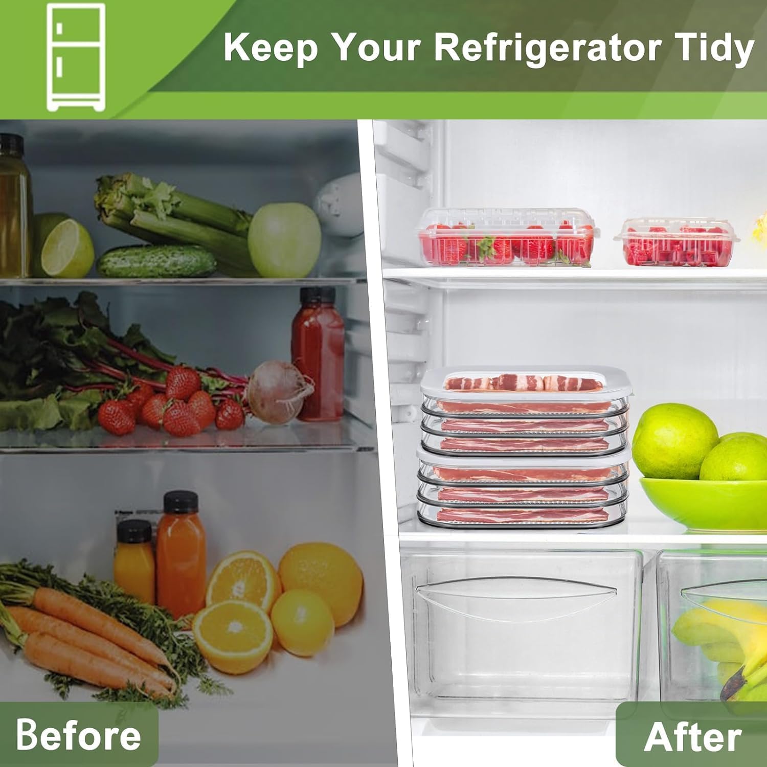 CHACHAE deli container BPA-free design ensures safe refrigerated storage.