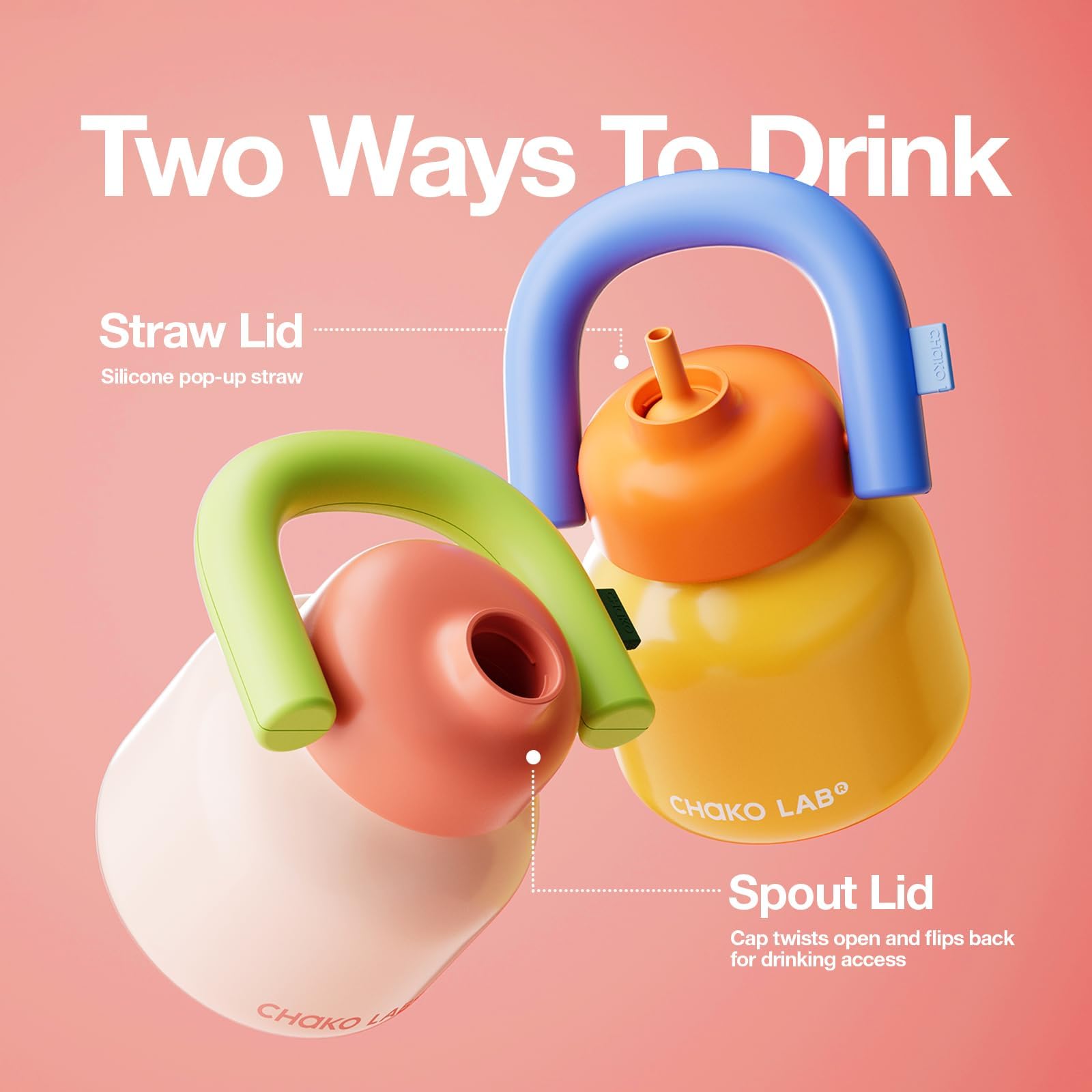 CHAKO LAB water bottle easy-clean design supports hygiene and maintenance