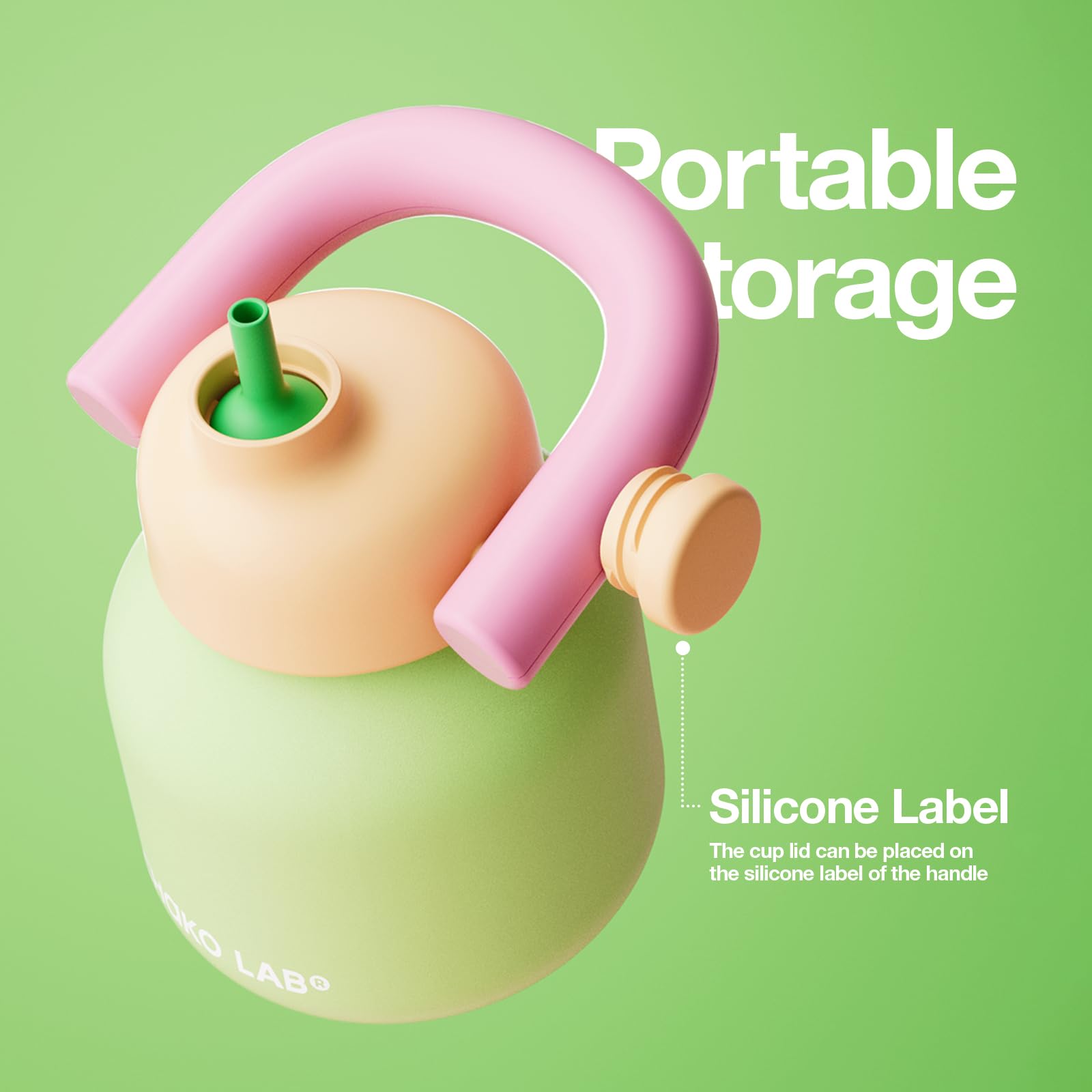 CHAKO LAB water bottle leak-proof design prevents spills during daily use.