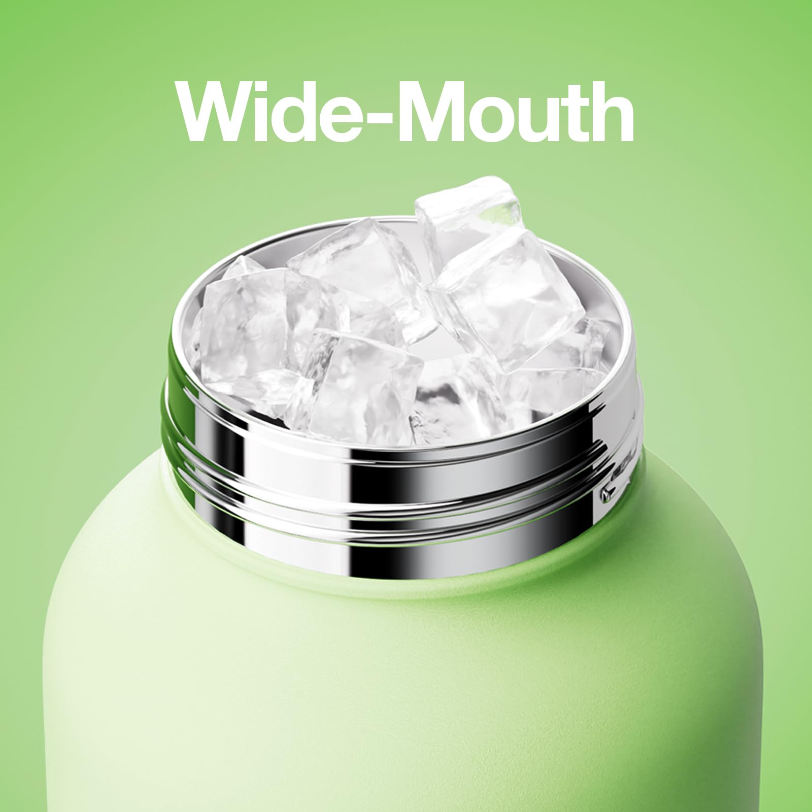 CHAKO LAB water bottle non-slip-bottom stays upright on desks.