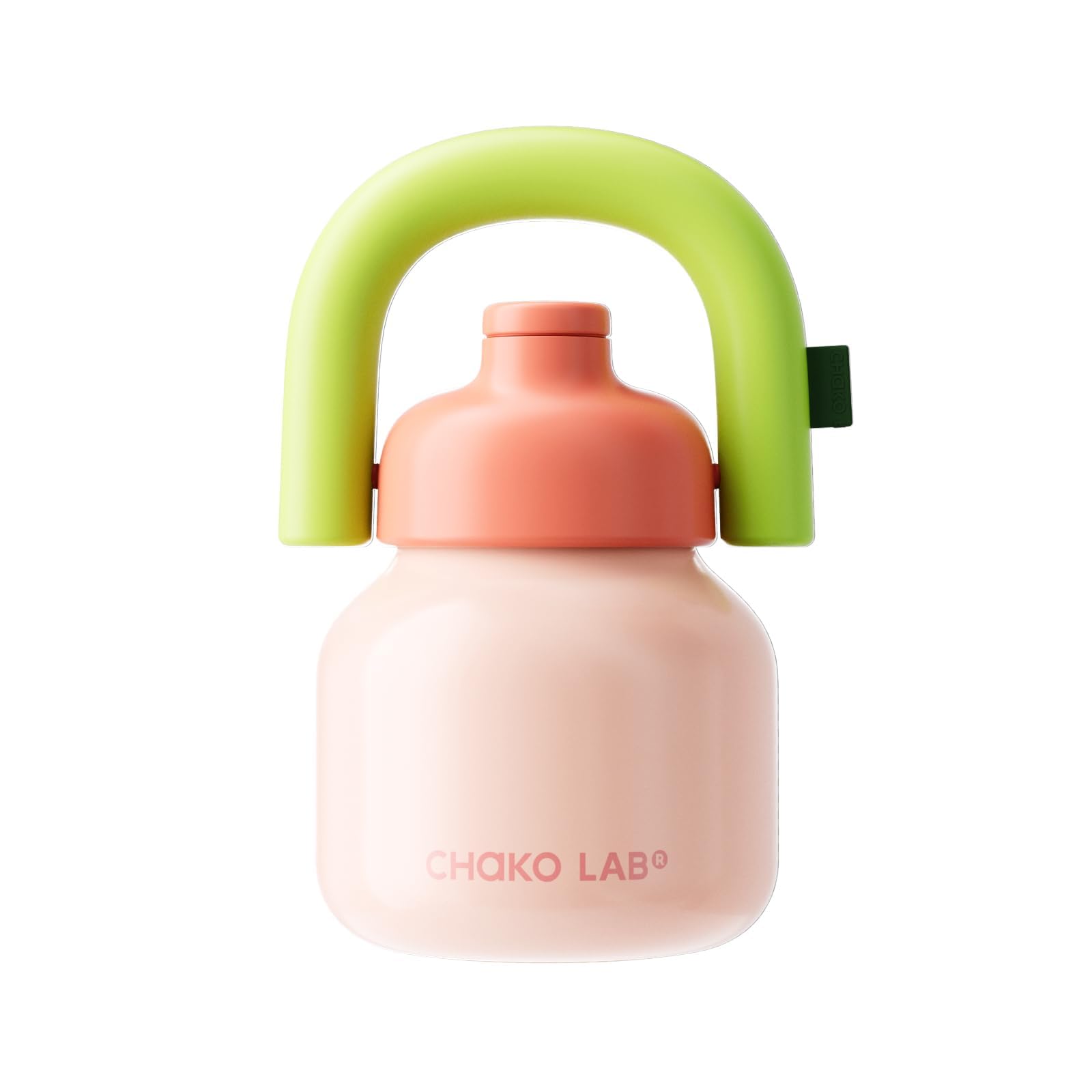 CHAKO LAB water bottle wide-mouth close-up highlighting easy filling and cleaning