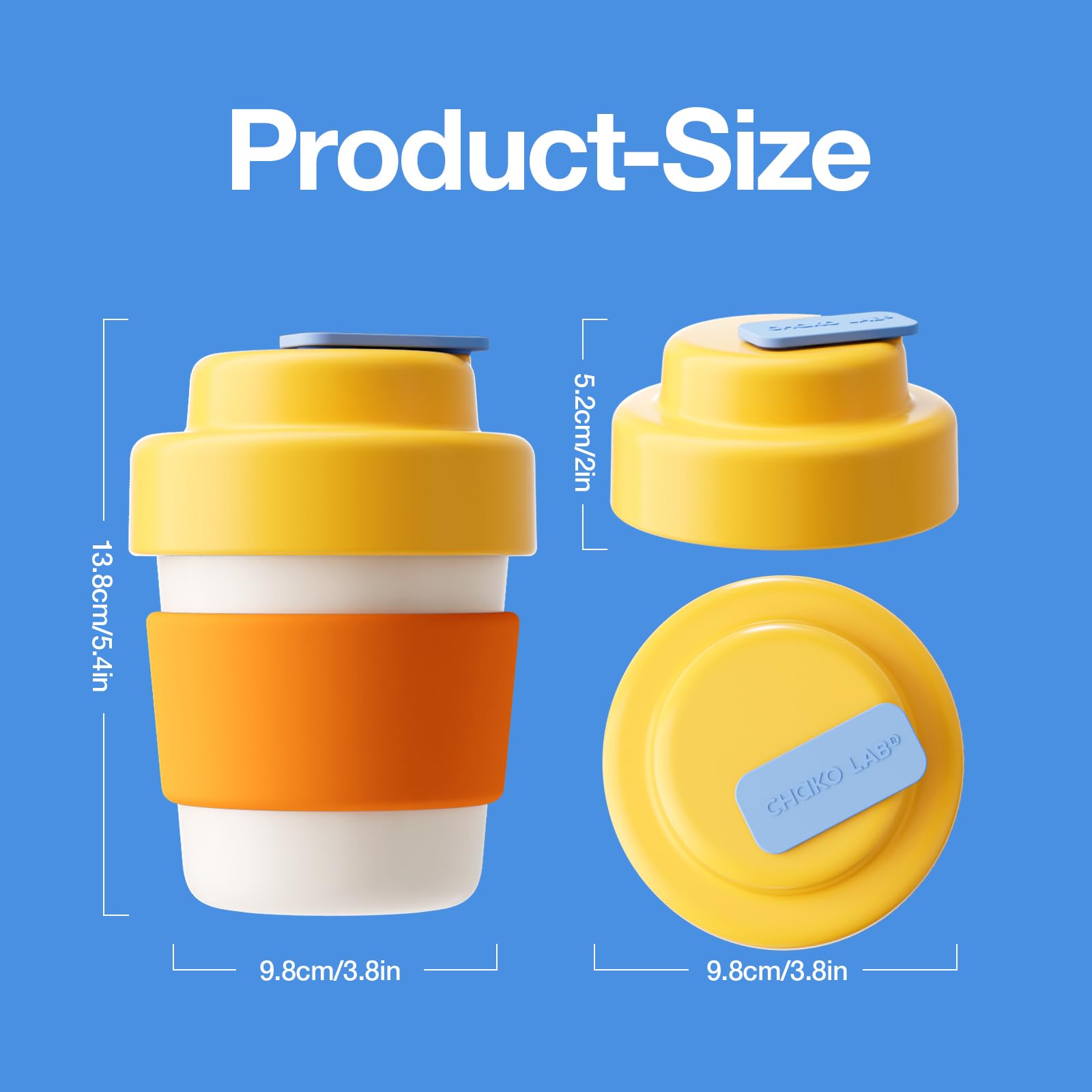 CHAKO LAB 14oz compact mug suits daily commuting routines.