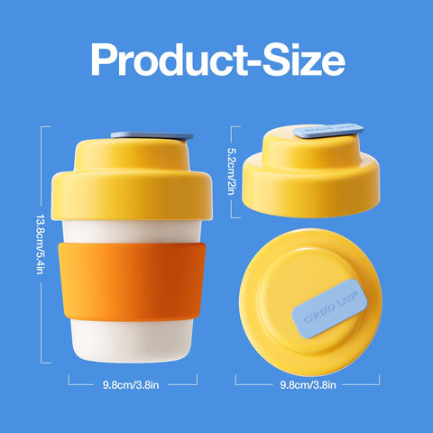 CHAKO LAB 14oz compact mug suits daily commuting routines.