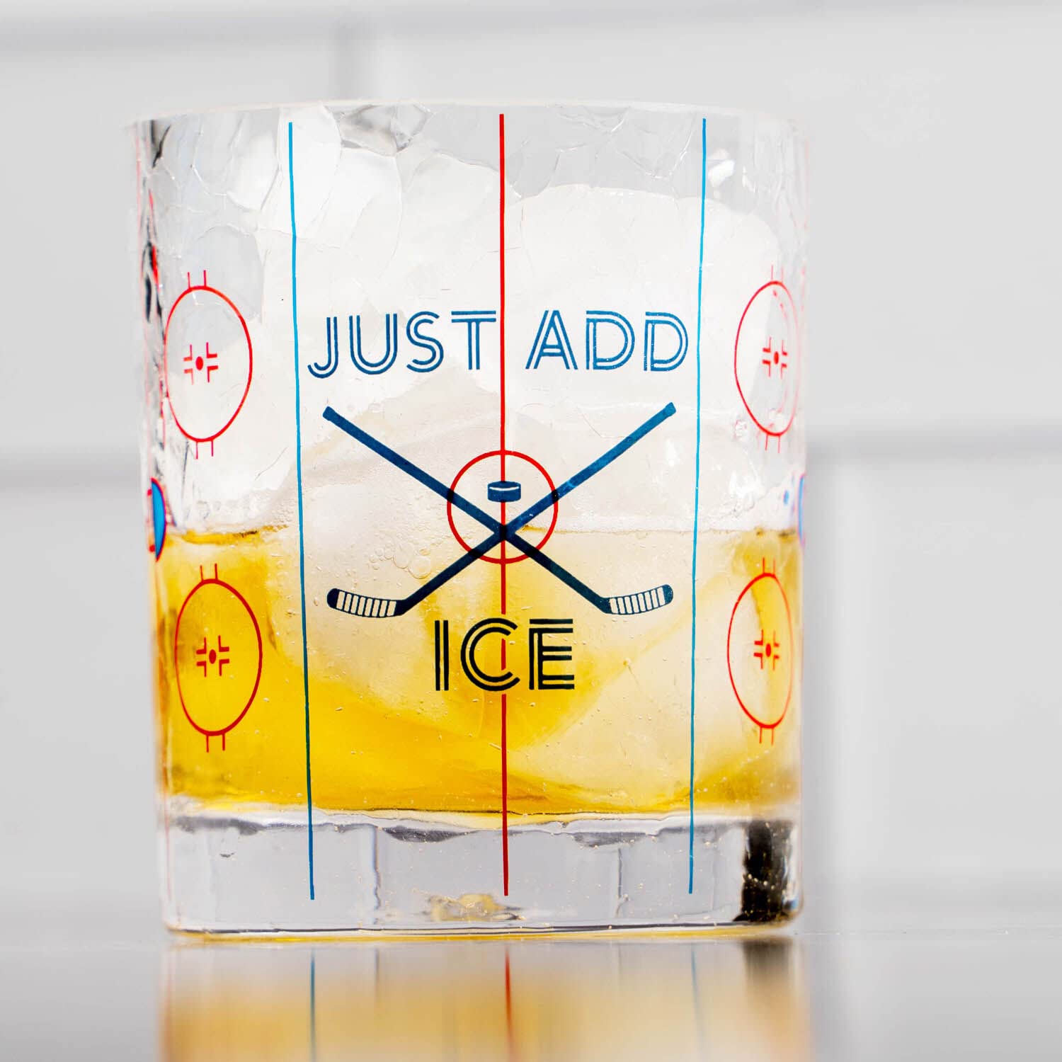 ChalkTalkSPORTS hockey fan gift glass for hockey lovers