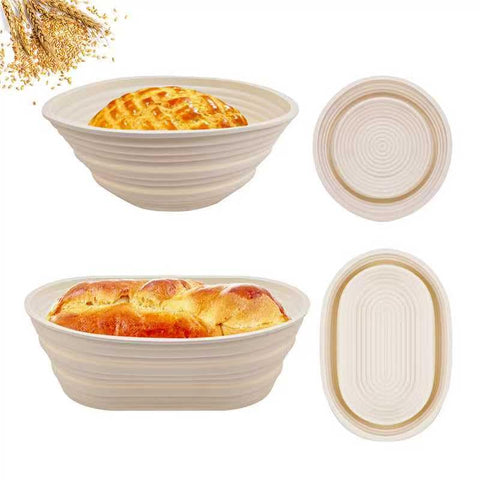 Cham-X silicone banneton oval 10in for airy loaves and easy dough proofing.