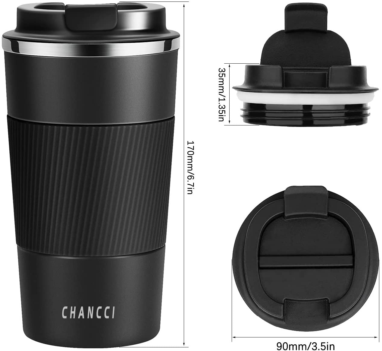 CHANCCI matte finish with non-slip sleeve offers a secure grip