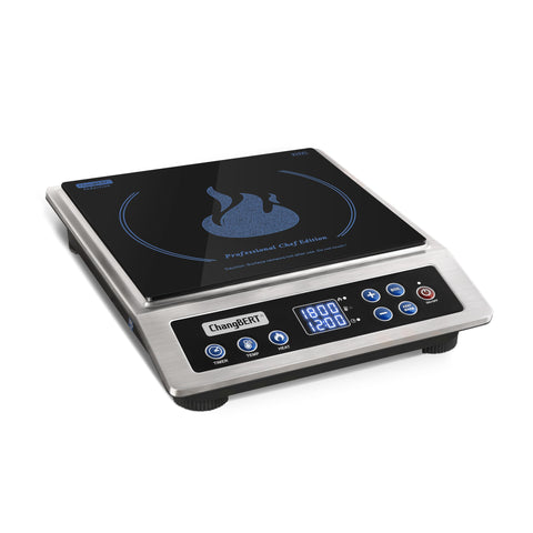 ChangBERT induction cooktop front view showing clean, modern design