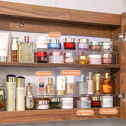 CHANNICORNER versatile kitchen and bathroom use makes organization effortless.