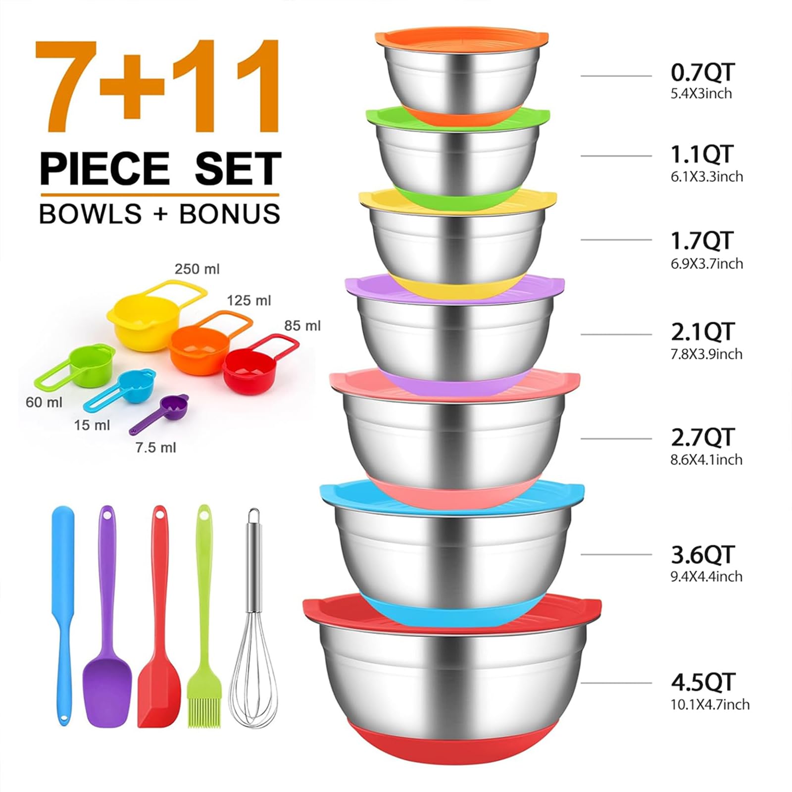 CHAREADA seven-piece set stacks neatly to save kitchen space