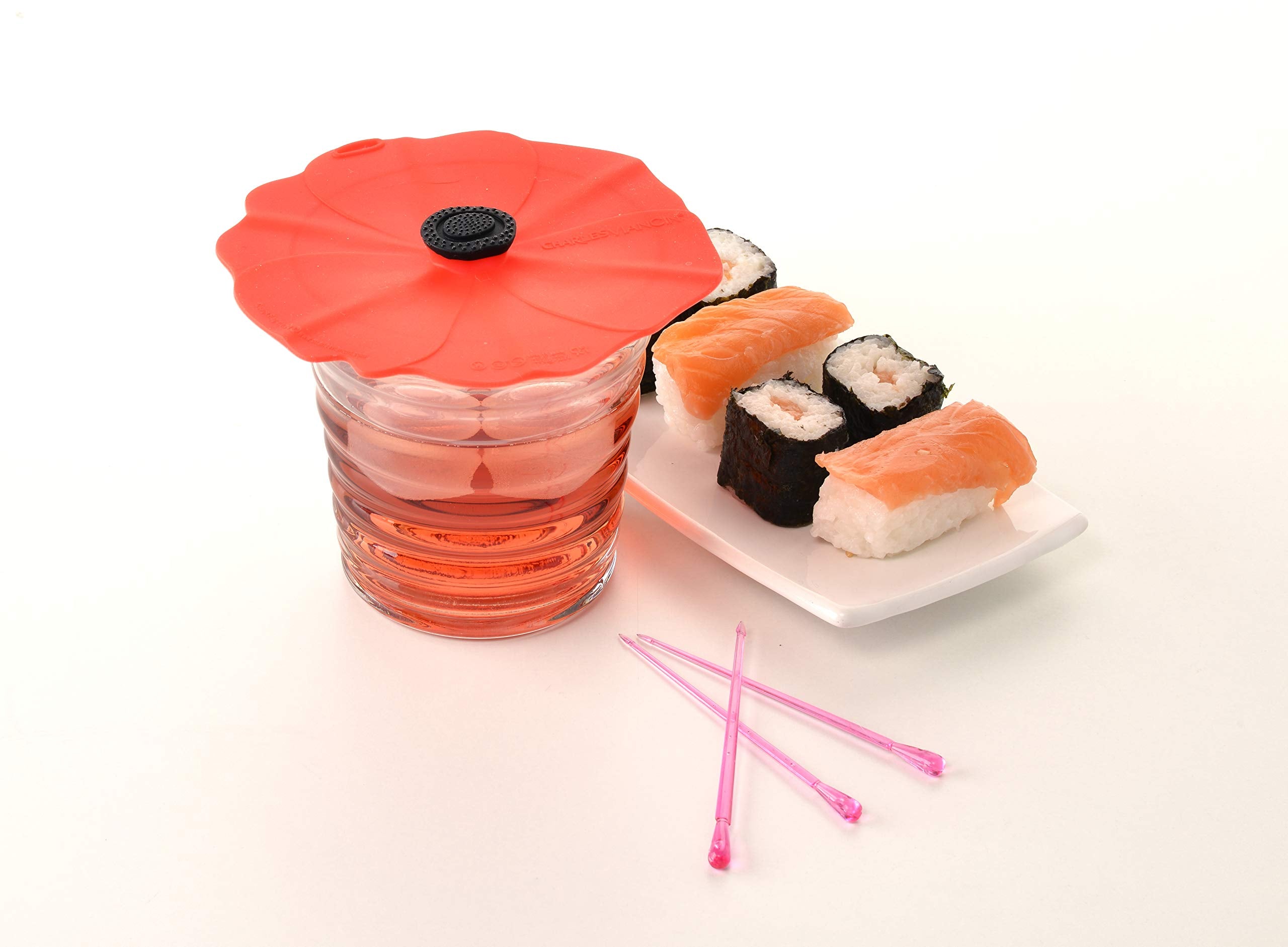 Poppy lid in dishwasher for easy cleaning and reuse