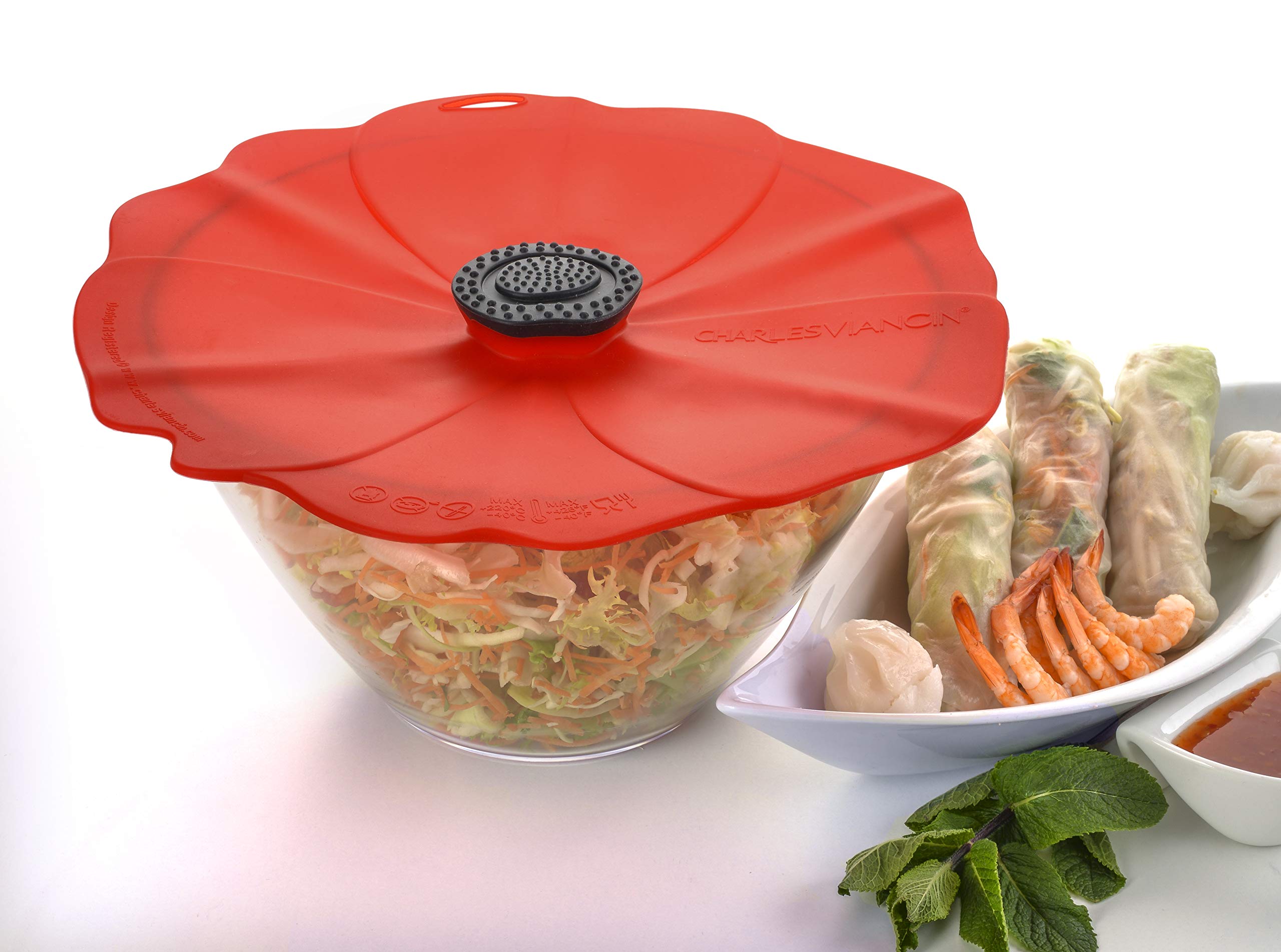 Charles Viancin Poppy lid in dishwasher for easy cleanup