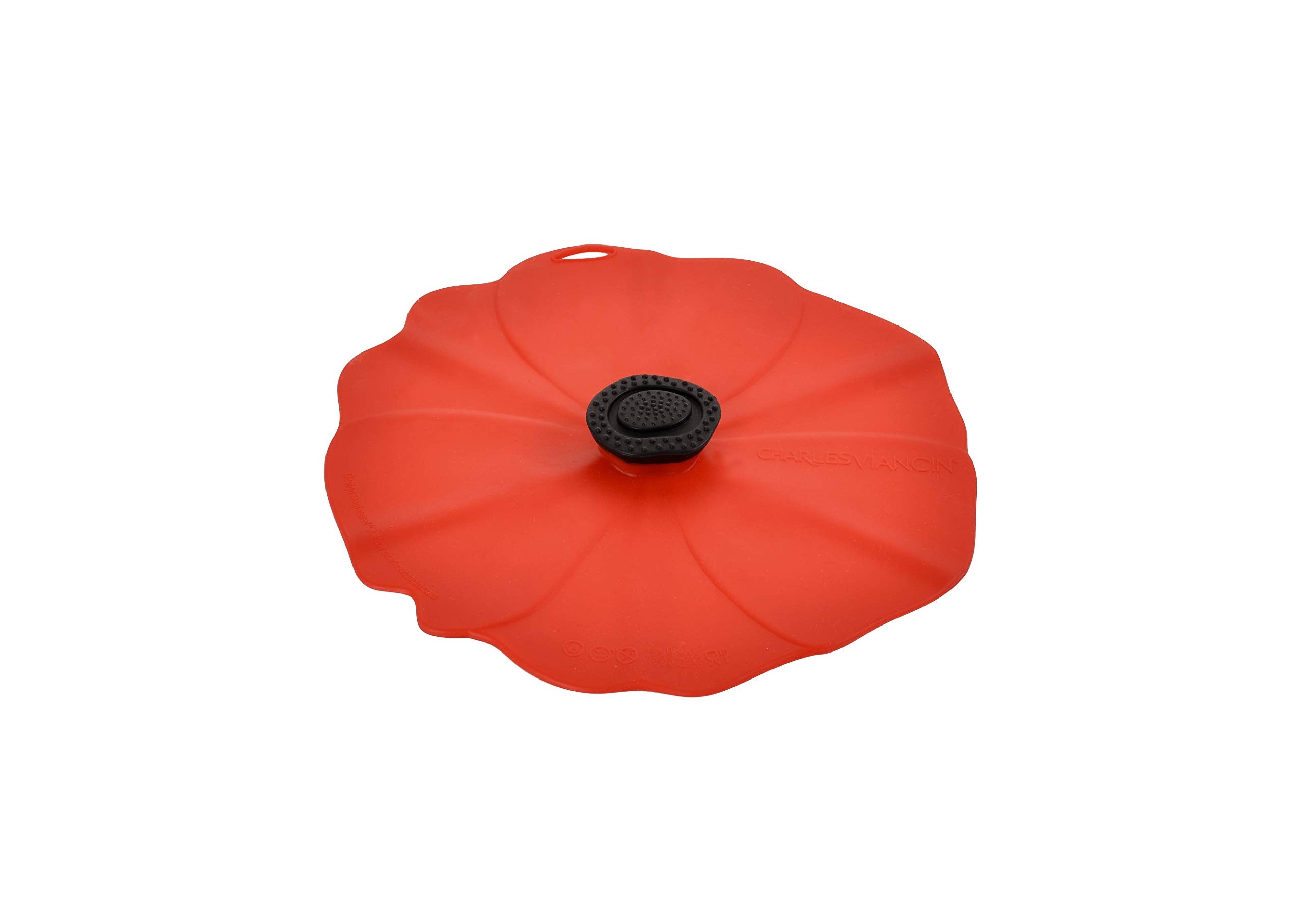 Charles Viancin Poppy lid on a container provides an airtight seal for fresh, protected contents.