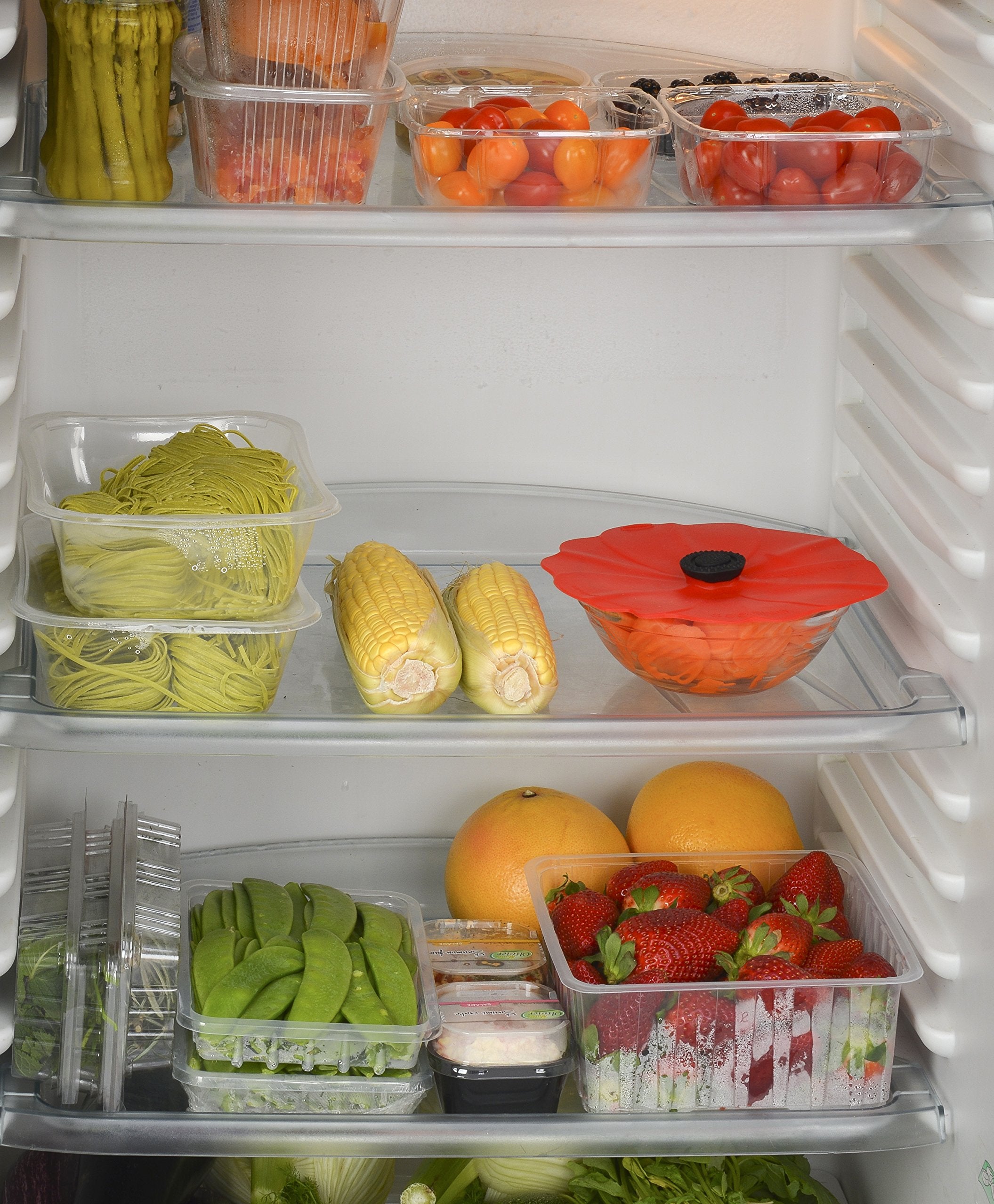 Charles Viancin Poppy lid keeps contents frozen or refrigerated while preserving moisture.