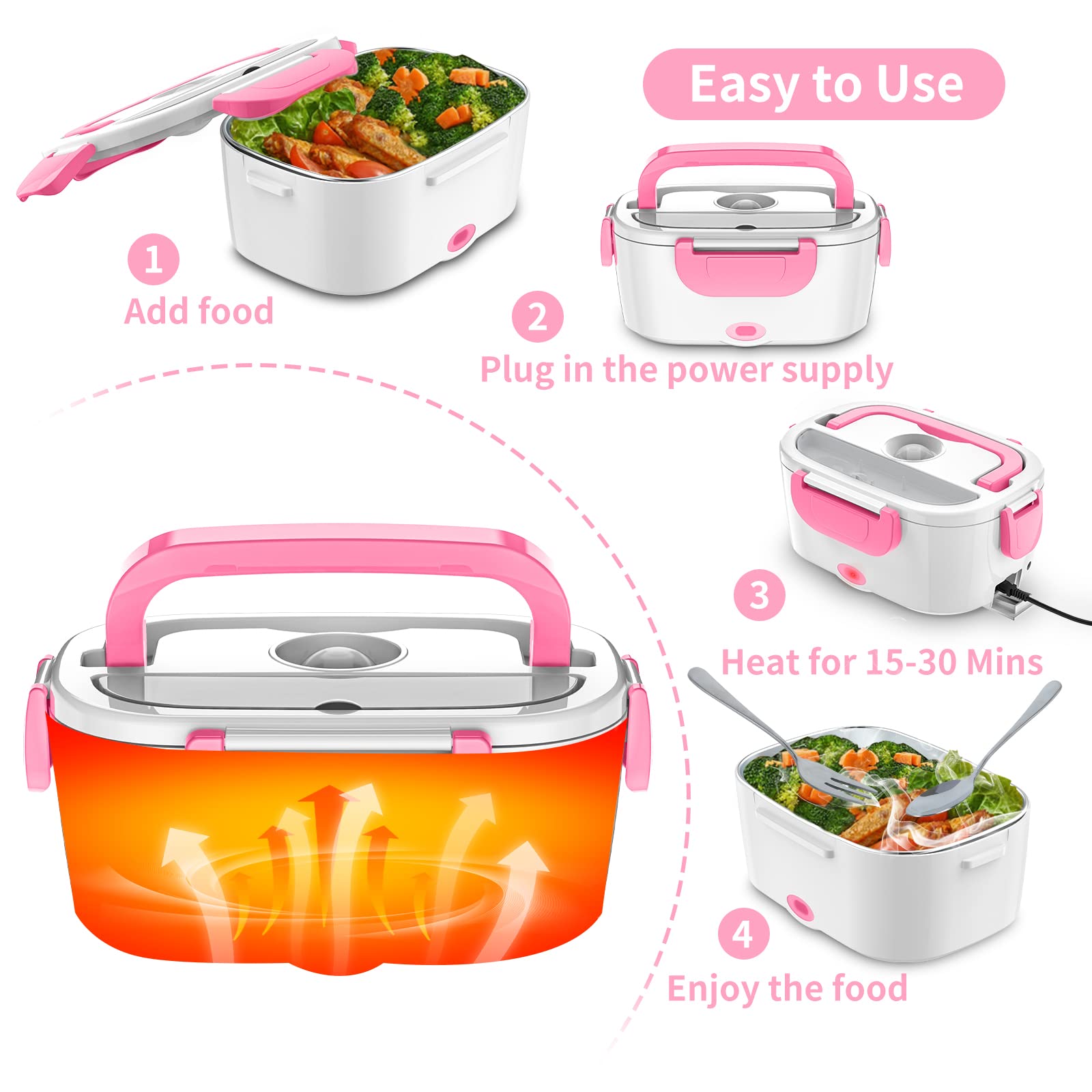 CharmDOO lid storage for spoon and fork convenience