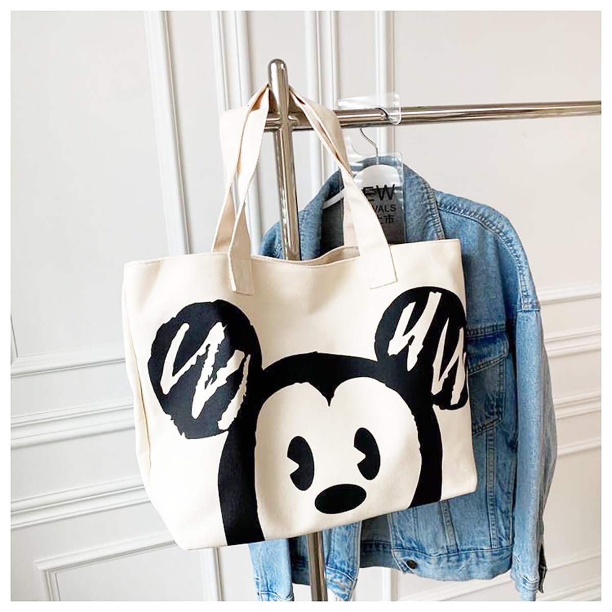 Charmory tote at the beach or travel for light, spacious carry.