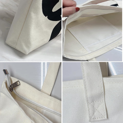 Charmory tote interior pocket for organized keys and phone on the go.