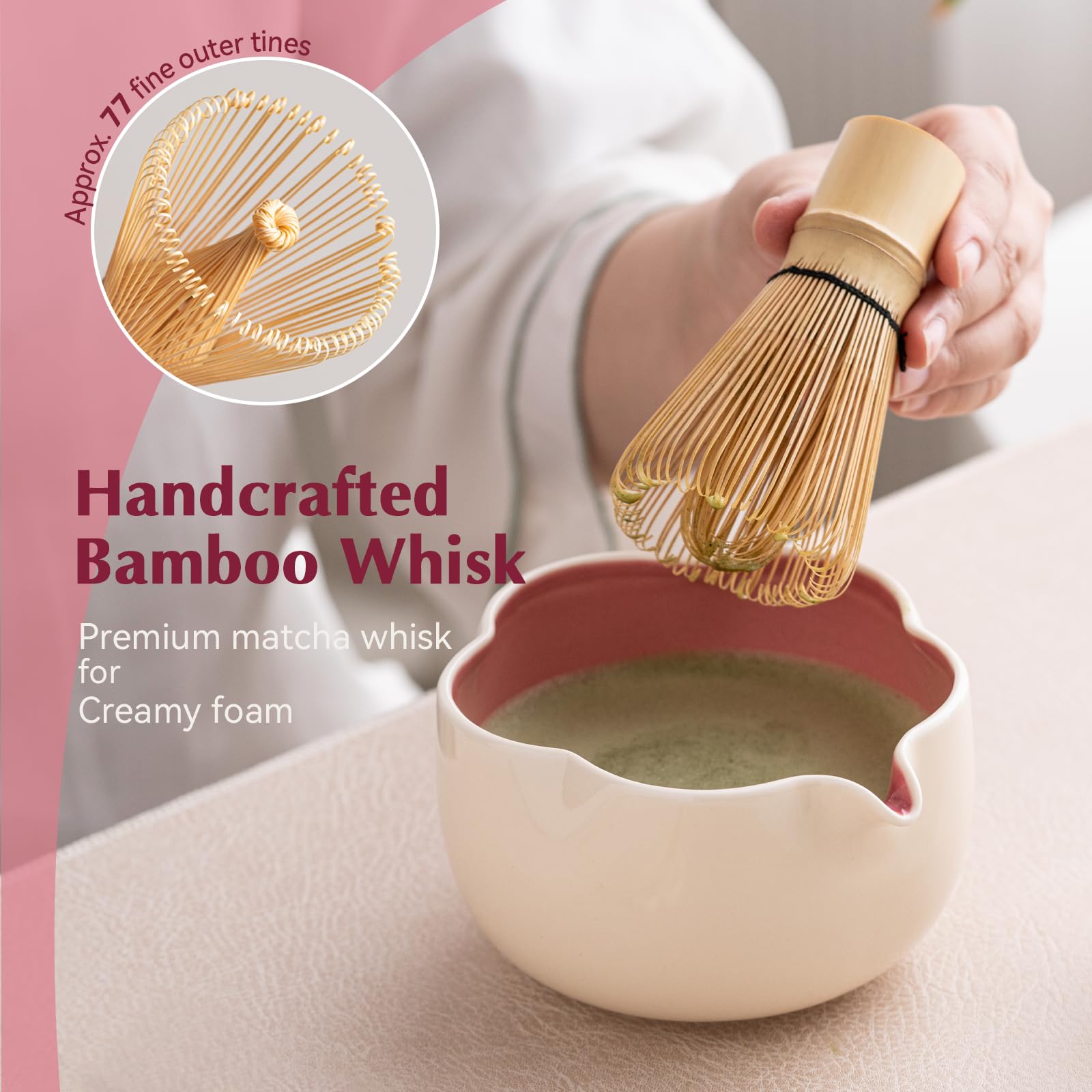ChaseWind matcha spoon helps measure and stir with accuracy