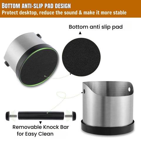 CHDEXU non-slip base protects countertops and minimizes sliding during use.