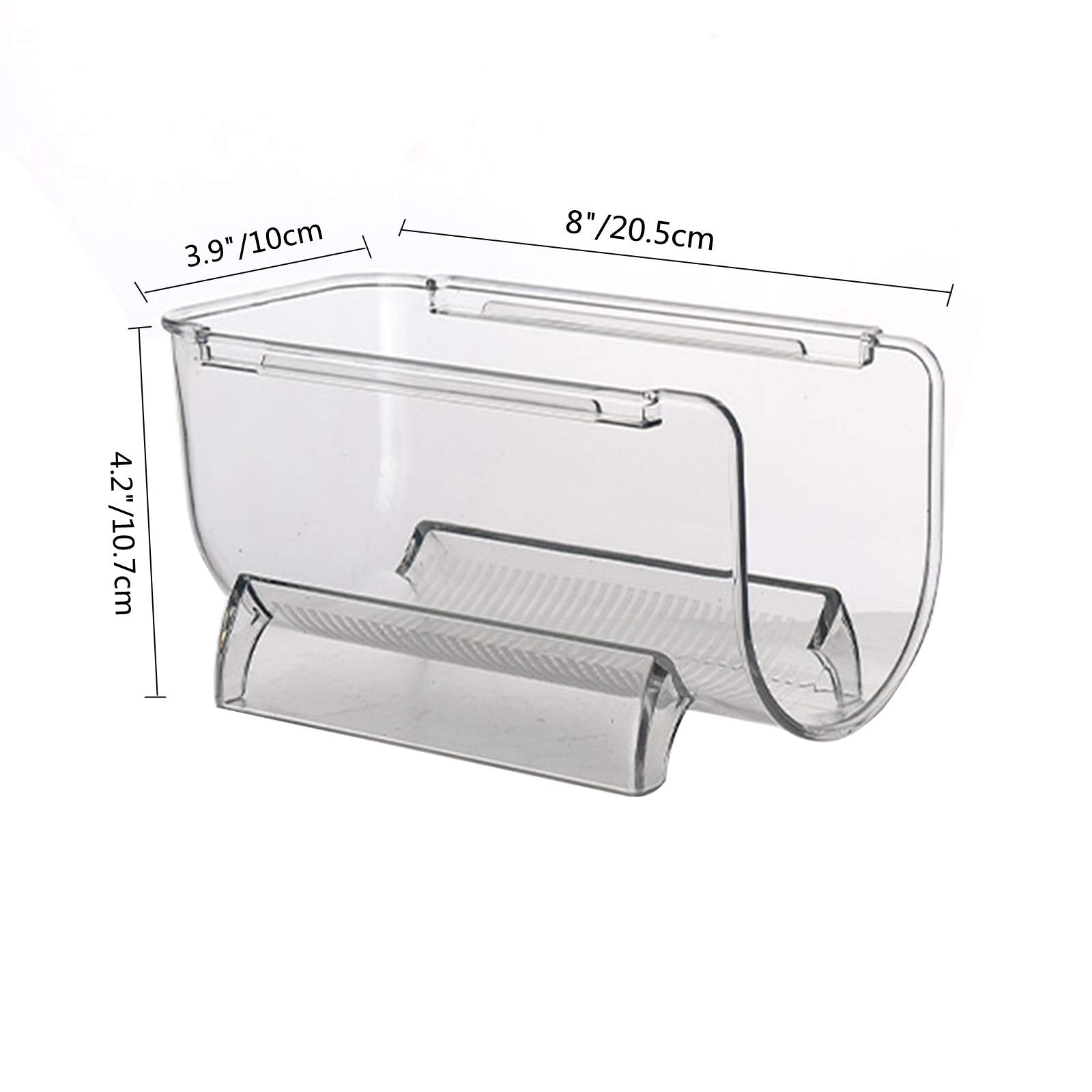 Cheeren two-pack rack in fridge, keeps bottles organized and accessible.