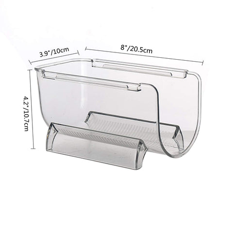 Cheeren two-pack rack in fridge, keeps bottles organized and accessible.