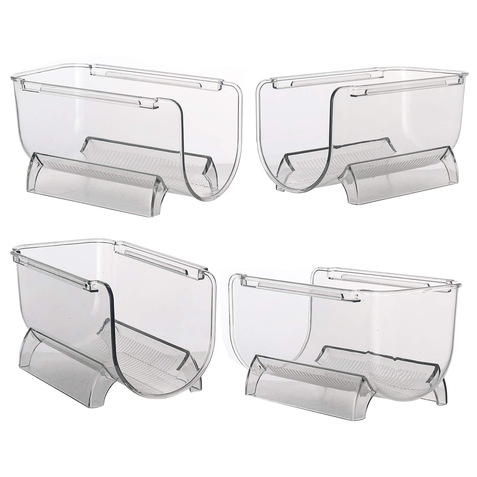 Cheeren stackable bottle trays close-up, durable and prevents rolling.